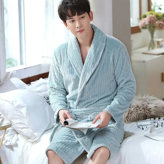 Peignoir homme coton