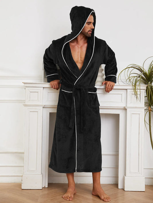 Peignoir homme polaire