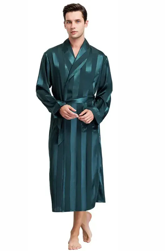 Peignoir homme satin
