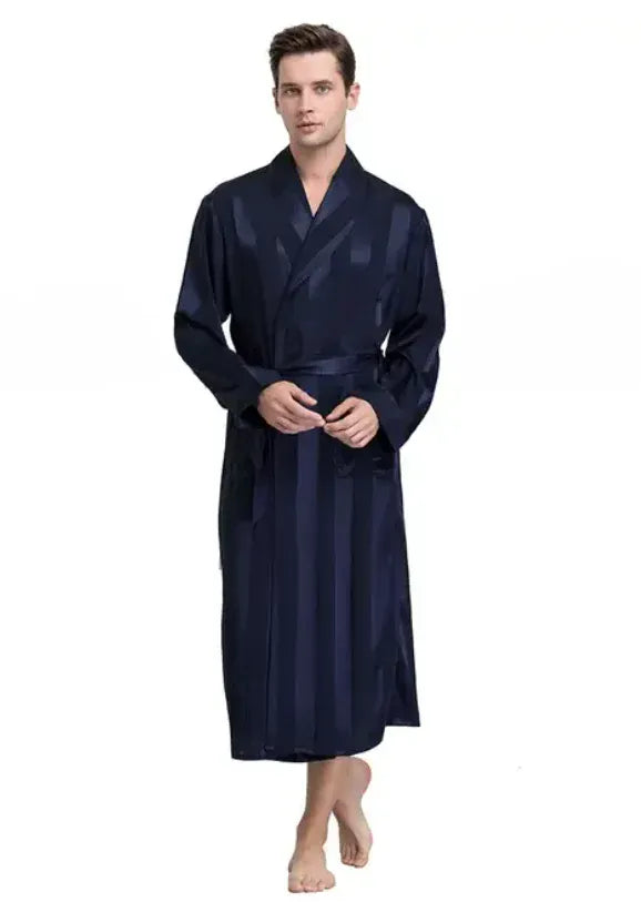 Peignoir homme satin