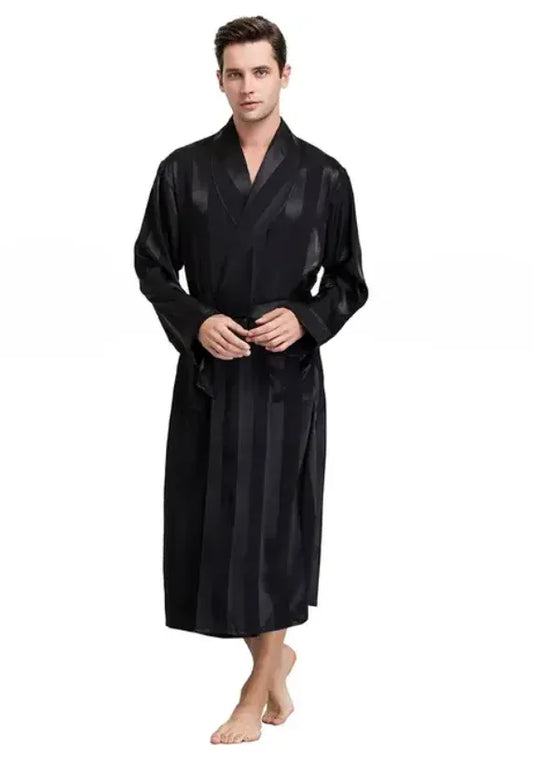 Peignoir homme satin