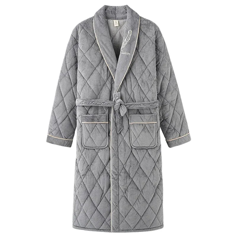 Peignoir homme velours