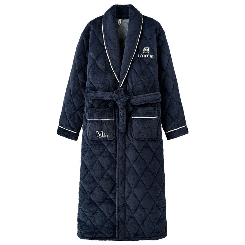 Peignoir homme velours
