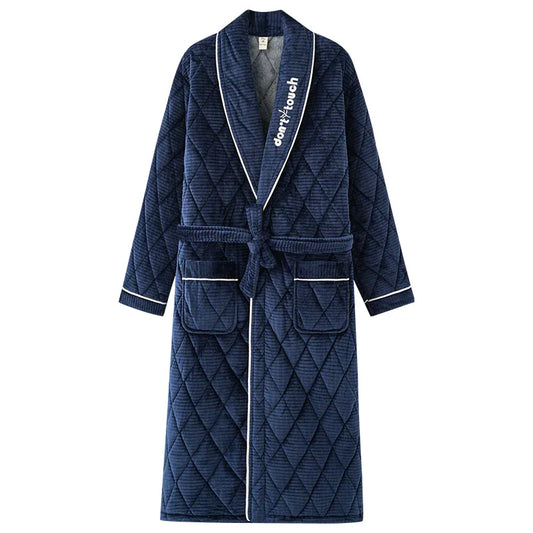 Peignoir homme velours