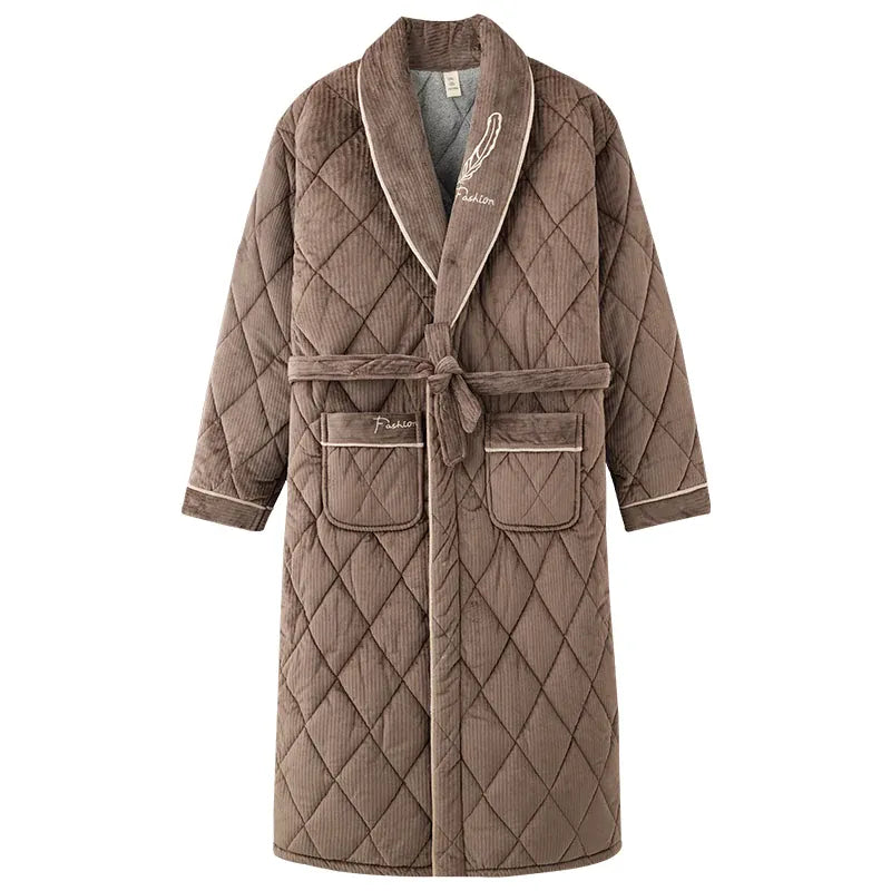 Peignoir homme velours