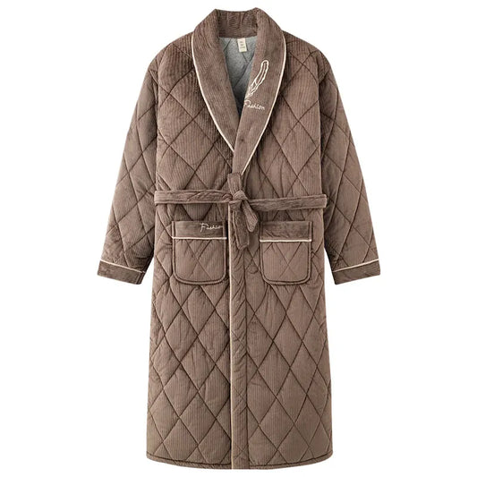 Peignoir homme velours