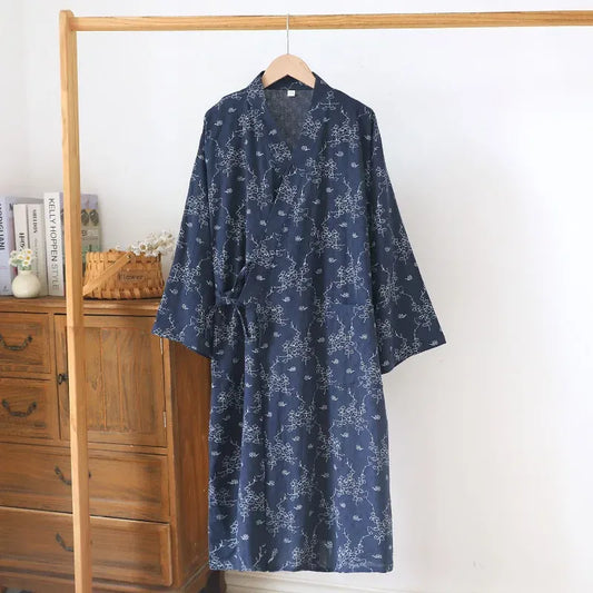 Peignoir kimono coton