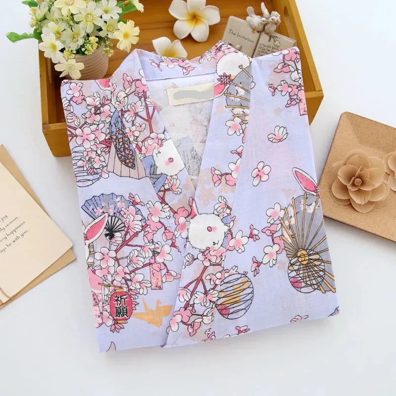 Peignoir kimono femme