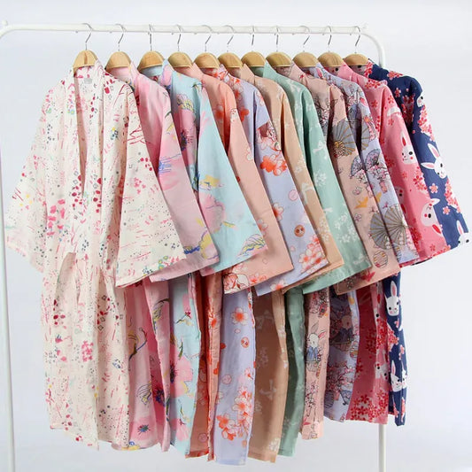 Peignoir kimono femme
