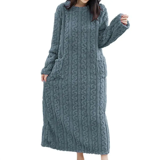 Peignoir long femme