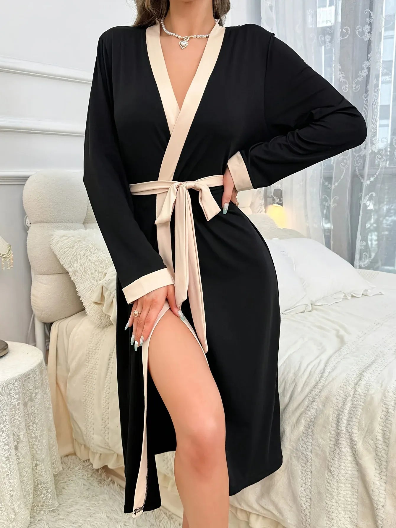 Peignoir luxe femme