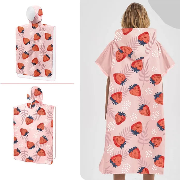 Peignoir natation femme