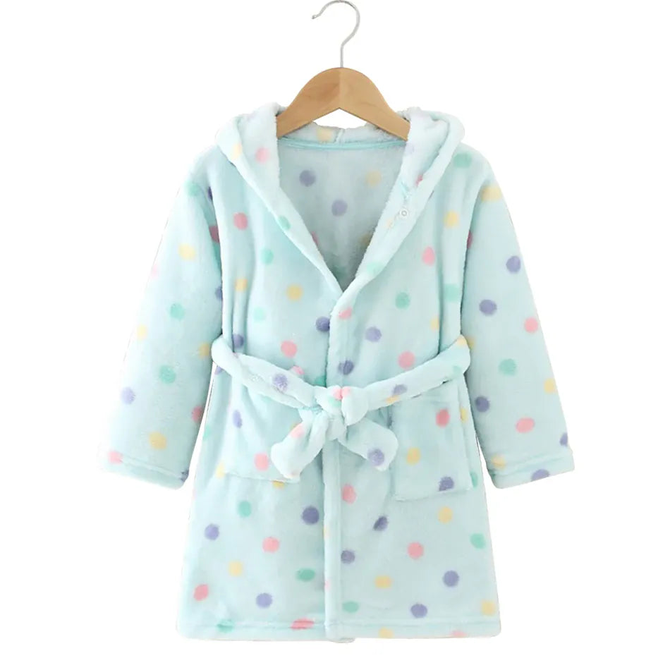 Peignoir polaire enfant