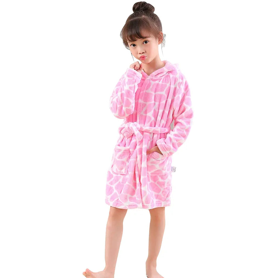 Peignoir polaire enfant