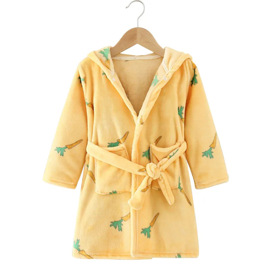 Peignoir polaire enfant
