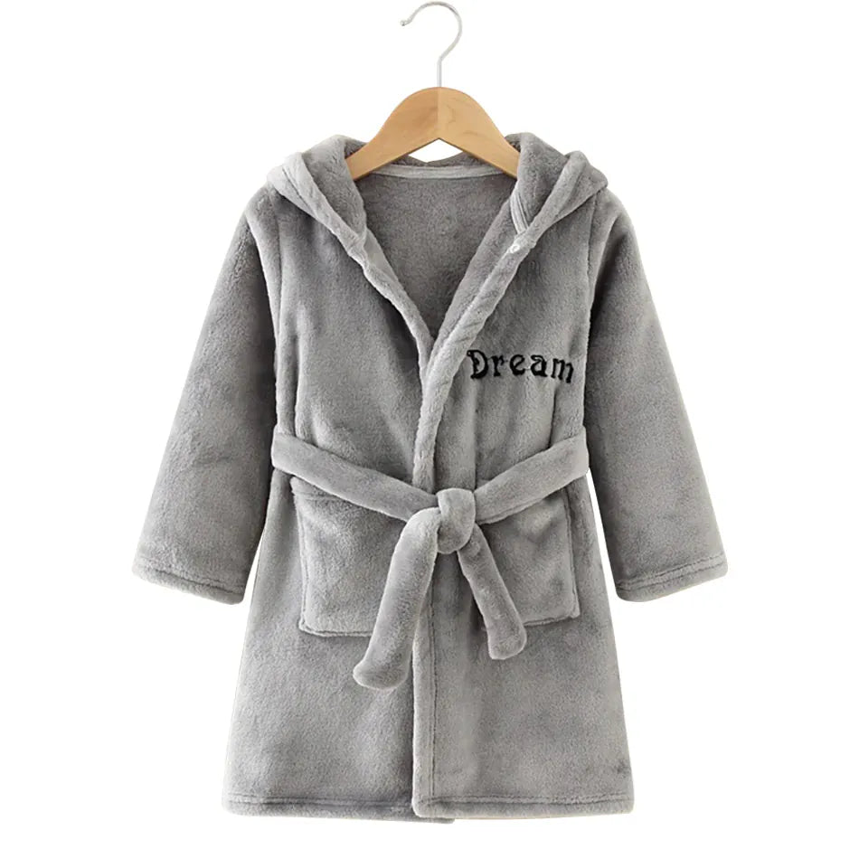 Peignoir polaire enfant