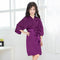 Peignoir satin enfant