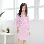 Peignoir satin enfant - Vignette | Ava-Paris