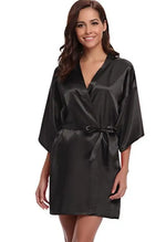 Peignoir satin femme - Vignette | Ava-Paris