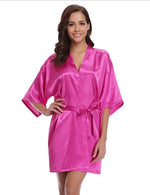 Peignoir satin femme - Vignette | Ava-Paris