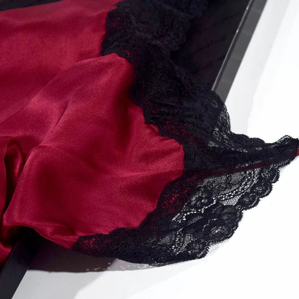 Peignoir soie femme