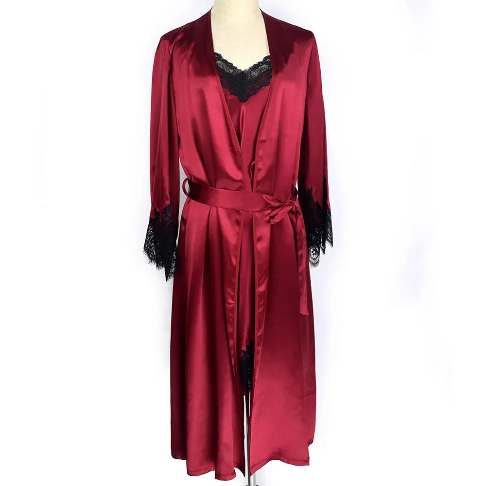 Peignoir soie femme