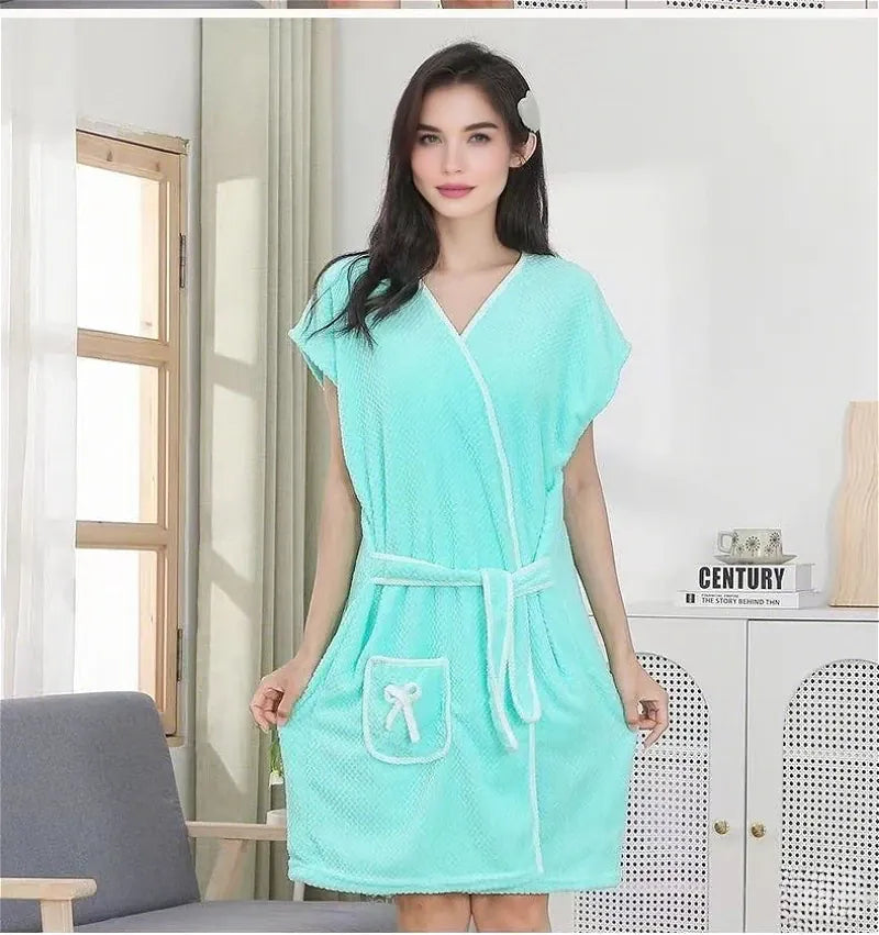 Peignoir spa femme