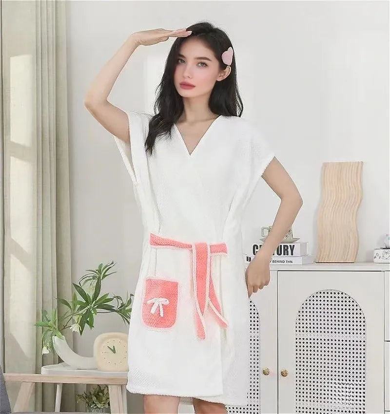 Peignoir spa femme