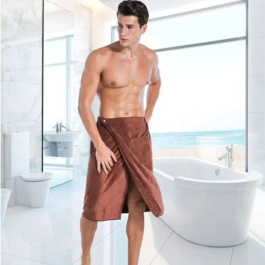 Peignoir spa homme